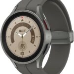 Samsung Galaxy Watch 5 Pro 45mm Smartwatch with GPS, LTE, Sleep Coaching, and Fast Charger – (Renewed)