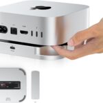 40Gbps M.2 NVMe SSD Enclosure for Mac mini M4/M4 Pro, External Storage Upgrade | Supports 1TB/2TB/4TB/8TB SSDs | Compatible with Thunderbolt 4/3, USB4/3.2/3.0 | Fits 2230/2242/2260/2280 SSDs