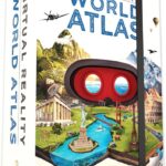 Abacus Brands Virtual Reality World Atlas Gift Box – Illustrated Interactive VR Atlas and STEM Learning Activity Set – for Ages 8 and Up