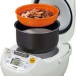 Tiger JBV-S10U Micom Rice Cooker with Tacook Cooking Plate – 5.5Cups – Made in Japan