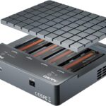 MAIWO 4 Bay M.2 NVMe SSD Enclosure with USB4 Port with Cooling Fan, Support 1-to-3 Offline Clone, 40Gbps High Speed, Backward Compatible Thunderbolt 4/3