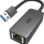 uni USB to Ethernet Adapter, Driver Free USB 3.0 to Gigabit Ethernet LAN Network Adapter, 100/1000 Mbps RJ45 Internet Adapter Compatible with Laptop, MacBook, Surface, PC with Windows, XP, Mac/Linux