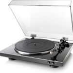 Denon DP-300F Fully Automatic Analog Turntable & Vinyl Record Player with Built-in Phono Equalizer | Turntables for Vinyl Records | Unique Tonearm Design | Hologram Vibration Analysis | Slim Design