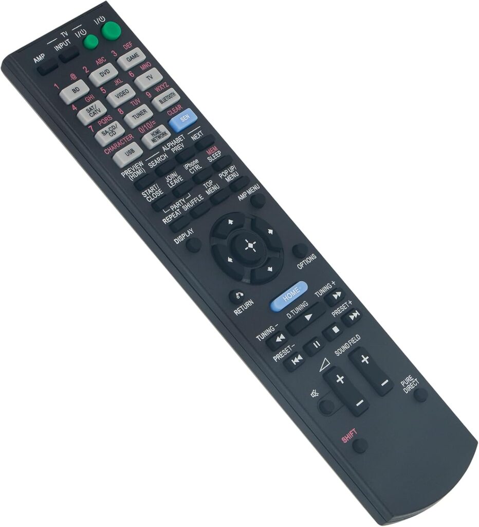 RM-AAU170 Replace Remote Control Compatible with Sony AV Receiver STR-DN840 STRDN840 7.1/7.2 Channel Surround Sound A/V Receiver