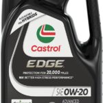 Castrol EDGE 0W-20 Advanced Full Synthetic Motor Oil, 5 Quarts