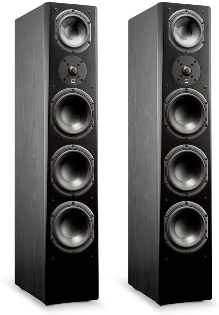 SVS Prime Pinnacle Floorstanding Speakers – Pair (Black Ash)