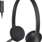 Logitech USB Headset H340, Stereo, USB Headset for Windows and Mac – Black