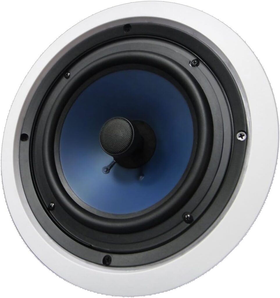 82C Silver Ticket in-Ceiling Speaker with Pivoting Tweeter (8 Inch in-Ceiling) 1 Piece, 11 inch Overall Size