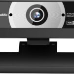 4K Webcam for PC, Full HD Video Calling, HD Light Correction, Works with Skype, Zoom, FaceTime, Hangouts, PC/Mac/Laptop/MacBook/Tablet