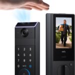 eufy FamiLock S3 Max Smart Lock with Palm Vein Recognition – Keyless Entry Door Lock for Front Door, 3-in-1 Wi-Fi Keypad Deadbolt+ 2K HDR Camera+ Doorbell, ANSI/BHMA Grade 1, Rear Lock Video Screen