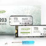 FN203 M.2 SATA SSD – SLC Cache 3D NAND TLC SATA III 6Gb/s M.2 2280 NGFF Internal Solid State Drive, Up to 550MB/s, Compatible with Ultrabooks, Tablet Computers and Mini PCs (1TB)