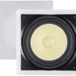 Monoprice Fiber In-Wall Speaker – 10 Inch, 300W Subwoofer, Easy Installation And Paintable Grill – Caliber Series