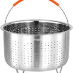 Steamer Basket for Instant Pot, Stainless Steel Vegetable Steamer Basket Insert for Pots