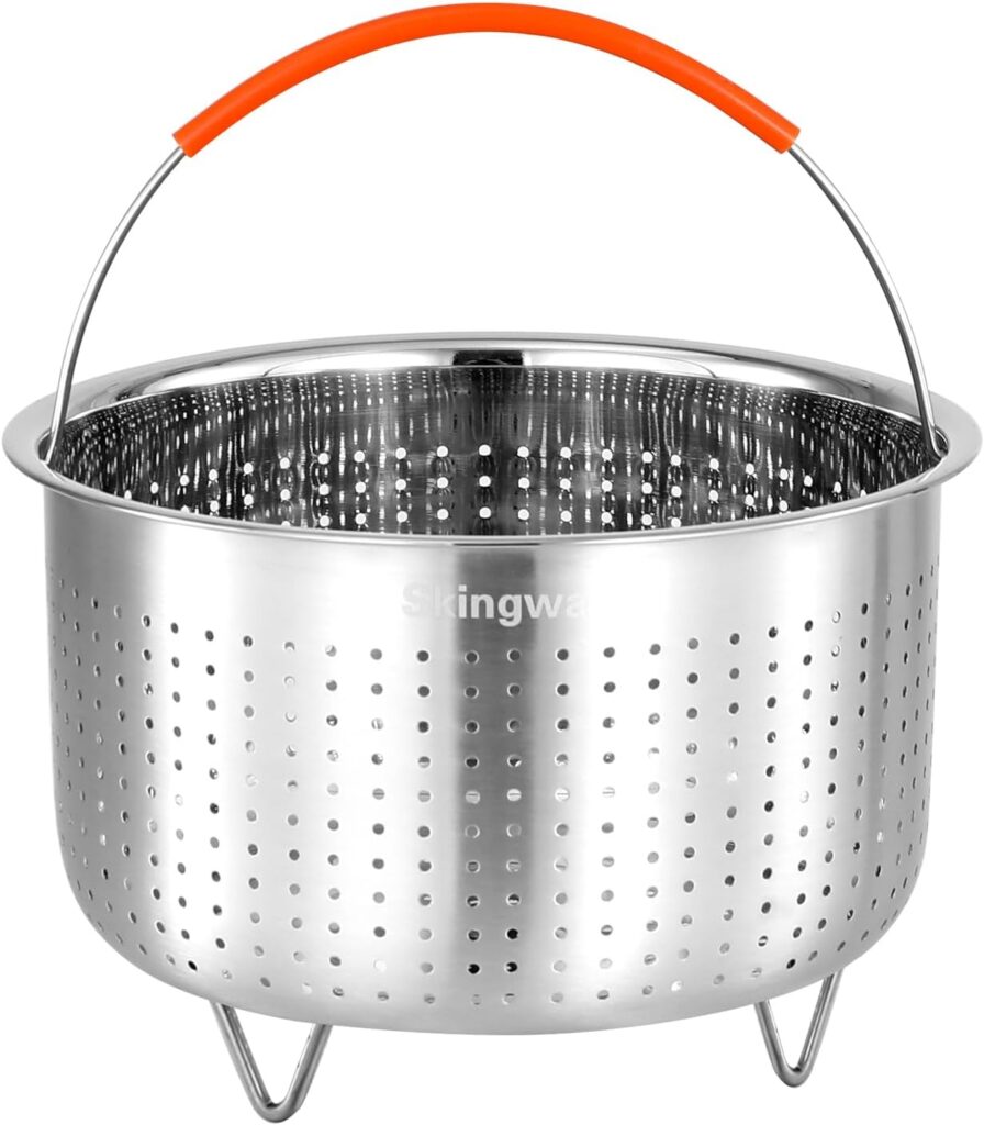 Steamer Basket for Instant Pot, Stainless Steel Vegetable Steamer Basket Insert for Pots