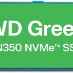Western Digital 1TB WD Green SN350 NVMe Internal SSD Solid State Drive – Gen3 PCIe, QLC, M.2 2280, Up to 3,200 MB/s – WDS100T3G0C