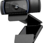 Logitech C920e / C920 HD Webcam, Full HD 1080p Video Calling and Recording, Dual Stereo Audio, Stream Gaming – Black