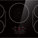 36 Inch Induction Cooktop 5 Burners, Flat Glass Top Electric Stove Hob with Bridge-SYNC, 3 Preset Modes Booster, Timer, Pause, Child Lock, Drop in, 208~240V/50A, Black