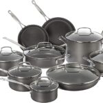 Cuisinart 17-Piece Cookware Set, Chef’s Classic Nonstick Hard Anodized, 66-17