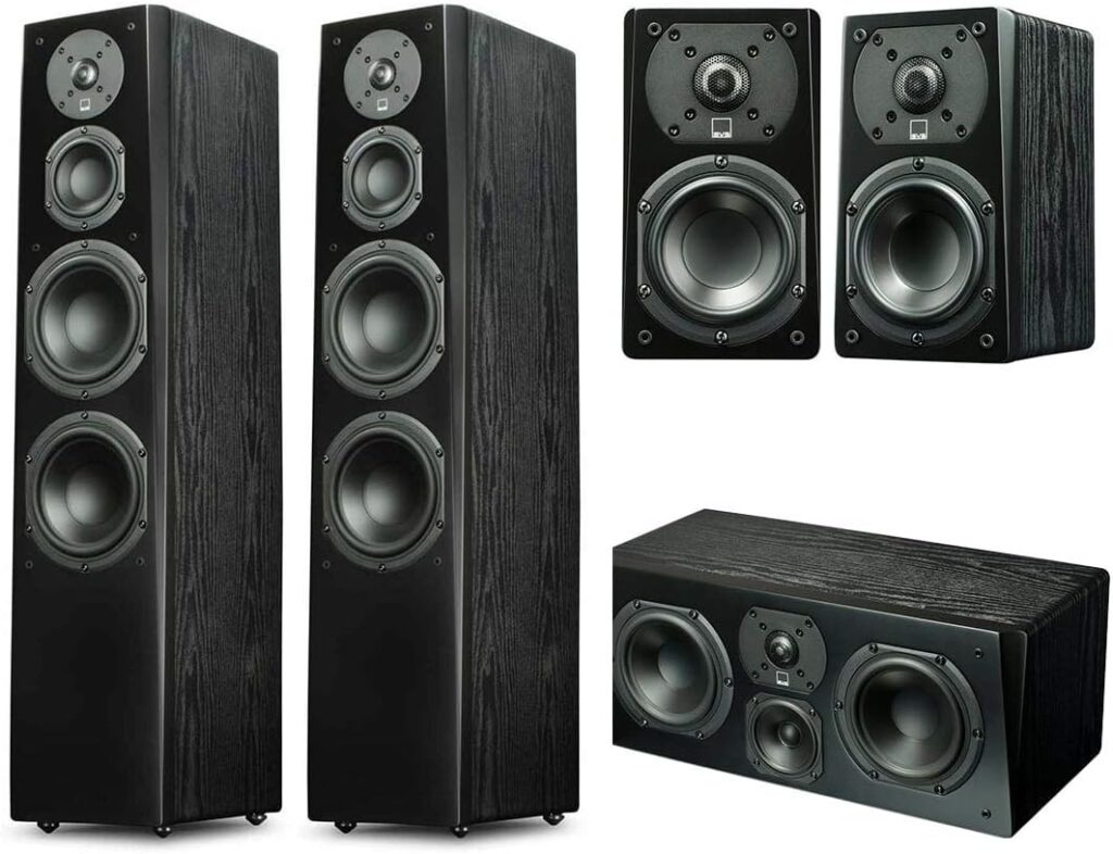 SVS Prime Tower 5.0 Surround System (Premium Black Ash)