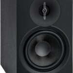 ELAC Debut 3.0 DB63-BK Bookshelf Speakers, Black Ash (Pair) – 1” Aluminum Dome Tweeter & 6.5” Aramid Fiber Woofer – 2-Way Bass Reflex – 42Hz to 38KHz Response