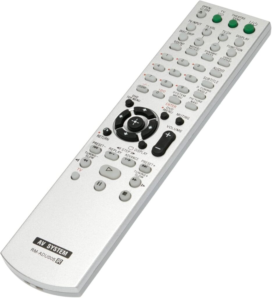 RM-ADU005 RMADU005 Replace Remote Control fit for Sony DVD Home Theater Theatre AV System DAV-DZ20 DAV-DZ230 DAV-DZ630 DAV-HDX265 HCD-DZ630 HCD-HDX665 HCD-HDZ235