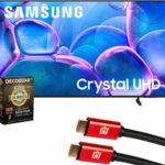 Samsung UN58U7900FFXZA 58 inch U7900F Series UHD 4K Smart Tizen TV (2025) Bundle with Deco Gear 6Ft HDMI Cable & Deco Gear CPS Exclusive 26 Month Protection Pack (BEACH-CPS-26M750)