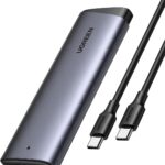 UGREEN M.2 NVMe SSD Enclosure 10Gbps USB 3.2 Gen 2 (10 Gbps) to NVME M-Key/(B+M) Key Solid State Drive External Enclosure Support UASP Trim for 2230/2242 /2260/2280 NVME SSDs