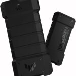 ASUS TUF Gaming A2- USB-C 3.2 Gen 2×2 Portable SSD Enclosure, Dual M.2 NVMe PCIe and SATA, MIL-STD-810H Drop Resistance, IP68 Water and dust Resistance, Aluminum Alloy Chassis and a Thermal pad