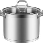Duxtop Professional Stainless Steel Cookware Induction Ready Impact-bonded Technology (8.6Qt Stockpot)