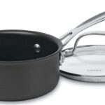 Cuisinart 1-Quart Saucepan, Chef’s Classic Nonstick Hard Anodized Saucepan w/Cover, 619-14