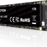 KOOTION 1TB NVMe Internal SSD PCIe 3.0, M.2 2280 NVMe Gen 3 Internal Solid State Drive Up to 3500MB/s, Less Heat for PC/Laptop