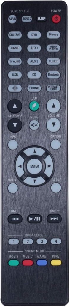 Remote Control RC-1228 Suitable for DENON AVR-S750H S650H S950H X3500H AVR-S730H AVR-X2300W AVR-X1500H AVR-S920W AVR-S930H AVR-S740H AVR-X1400H AVR-X2200W AVR-S940H AVR-X2400H AVR-X2500H