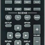 RAV546 ZQ56680 Replacement Remote Control Applicable for Yamaha AV Receiver RX-A550 RX-A550BL RX-S601 RX-S601BL RX-S601D RX-S601DBL RXA550 RXA550BL RXS601 RXS601BL RXS601D RXS601DBL