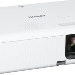 Epson EpiqVision Flex CO-FH02 Full HD 1080p Smart Streaming Portable Projector, 3-Chip 3LCD, 3,000 Lumen Color/White Brightness, Android TV, Bluetooth, 5W Speaker, Home Entertainment (Renewed)