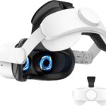 Head Strap Compatible with Oculus Quest 2,Meta Quest 2 Accessories Adjustable Elite Strap Replacement for Enhanced Comfort Support and Gaming Immersion in VR (Without Battery)