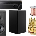 Sony STR-AN1000 7.2 Channel 8K AV Receiver with SS-CS5M2 Bookshelf Speakers (Pair, Black) and Accessories Bundle (5 Items)