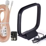 Bingfu AM Loop Dipole 2 Pin Bare Wire Antenna with F-Type Balun 300-75 ohm Connector Compatible with Pioneer Onkyo Yamaha Marantz Pyle Indoor Radio Bluetooth Home Stereo Theater Receiver Power System