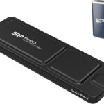 Silicon Power 2TB PX10 USB-C 3.2 Gen 2 Portable SSD w/Type-C USB Dongle (Black)