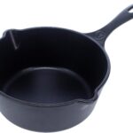 Victoria Cast Iron Saucepan, Cast Iron Melting Pot, Made in Colombia, 2QT