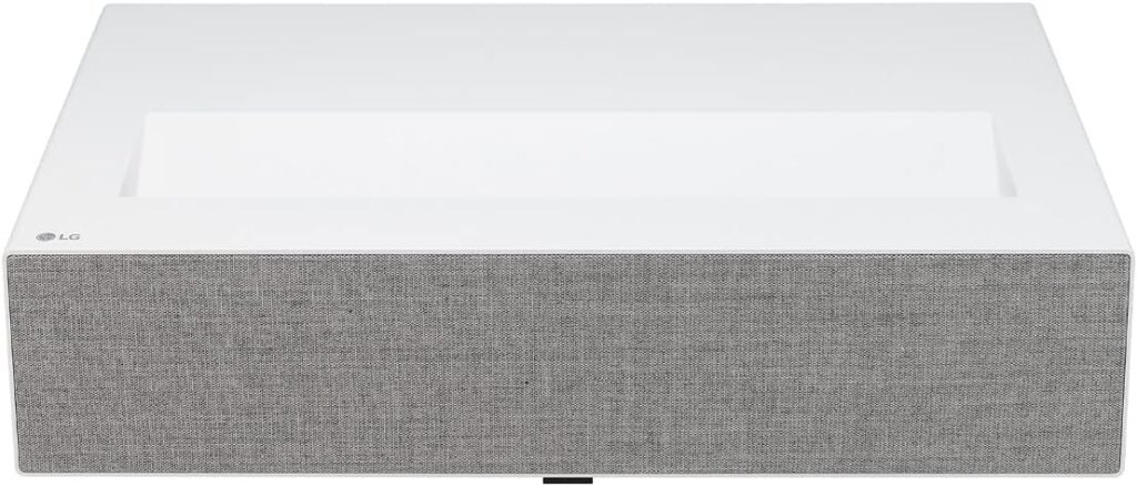 LG CineBeam UHD 4K Projector HU715QW – DLP Ultra Short Throw Laser Smart Home Theater Projector, White