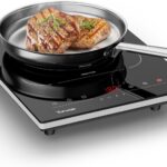 Portable Induction Cooktop, Hot Plate Countertop Burner with 8 Temp Levels, Timer, Auto-Shut-Off, Touch Panel, LED Display, Auto Pot Detection, Child Safety Lock