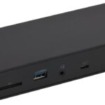 Amazon Basics Thunderbolt4/USB4 Pro Docking Station,2xTBT4,1xHDMI2.1,3xUSB A 3.1,RJ45,Dual Display, Black, 7.86 x 2.95 x 1.23 inches