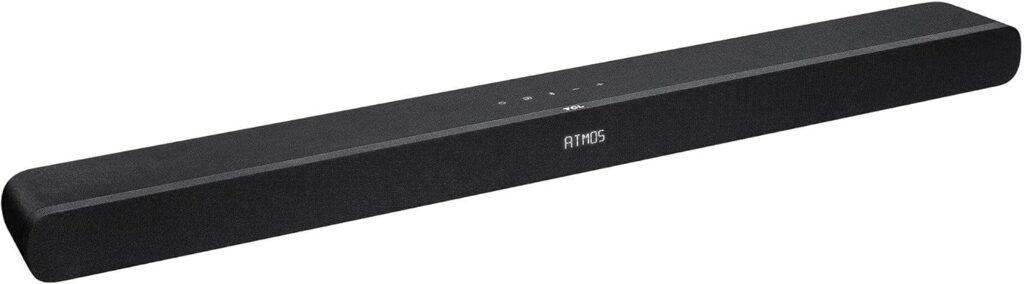 TCL Alto 8i 2.1 Channel Dolby Atmos Sound Bar with Built-in Subwoofers and Bluetooth – TS8111, 260W, 39.4-inch, Black