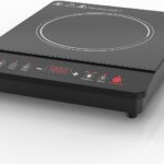 Panana Portable Induction Cooktop Hot Plate Countertop Burner 1800W, 10 Temp Levels, Timer, Auto-Shut-Off, Touch Panel, LED Display, Auto Pot Detection, Child Safety Lock (Red LED Dispaly 2)