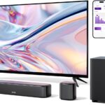 ULTIMEA 5.1ch Sound Bar for Smart TV, Virtual Surround Sound System for TV, App Control, Home Theater Sound System, TV Soundbar with Subwoofer, 2 Surround Speakers, Peak Power 250W, Opt/AUX, Aura A30