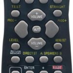 RAV254 WE45870 US Replacement Remote Control Applicable for Yamaha AV Receiver RX-V350 RX-V359 RX-V373 RX-459 RX-V496 HTR-5240 HTR-5250 HTR-5630 HTR-5730 RX-V373BL RX-V750 HTR-5740 HTR-5850 HTR-5840