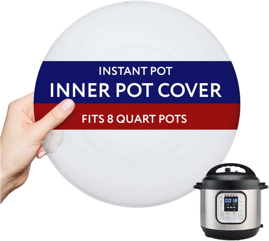 IMPRESA 8-Quart Instant Silicone Lid Cover – Opaque Round Compact – Airtight & Watertight Seal – Dishwasher, Freezer & Microwave Safe – Compatible with IP-DUO80 7-in-1 Pressure Cooker