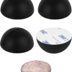 1.25″ Platinum Silicone Speaker Isolation Pads – 4-Pack Non-Skid Speaker Pads with Adhesive, Speaker Isolation Feet for Record Player Isolation – Turntable Feet and Subwoofer – 20 Duro