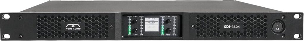 Sound Town MODE Audio High Power Density Class-D 4-Channel PA/DJ Power Amplifier, 4 x 3600W RMS at 4-ohm, with PFC power, LED screen (XDi-3604)