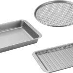 Cuisinart AMB-TOB4 Toaster Oven Baking Pan 4-Pc Set,Silver